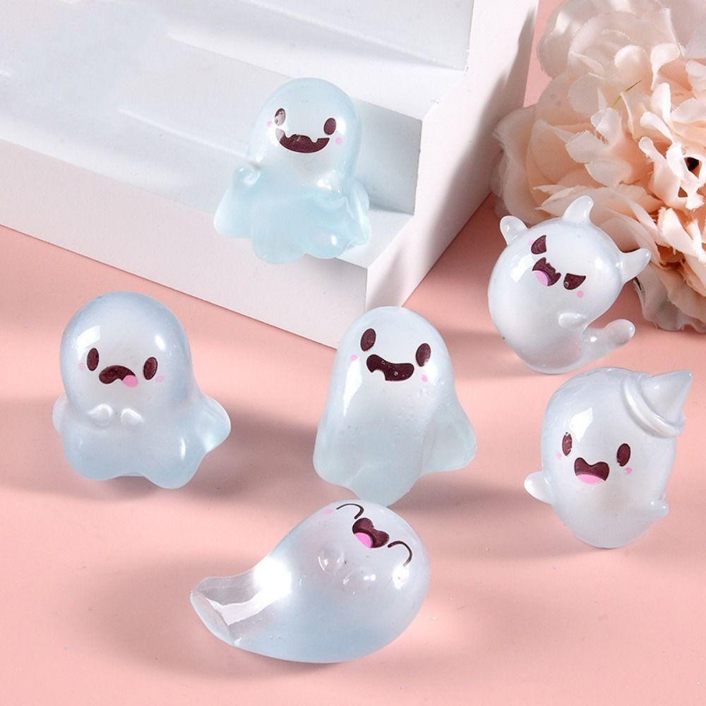 12/24PCS Micro Landscape Luminous Figures Ornament DIY Ornament Fill Accessories Halloween Party