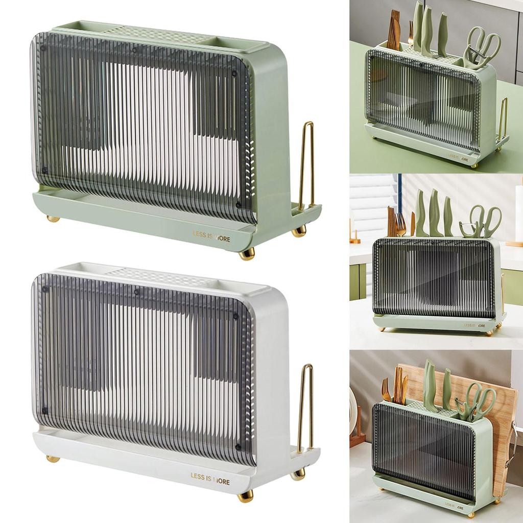 Multipurpose Knife Holder Kitchenware Storage Drying Rack for Chopping Board