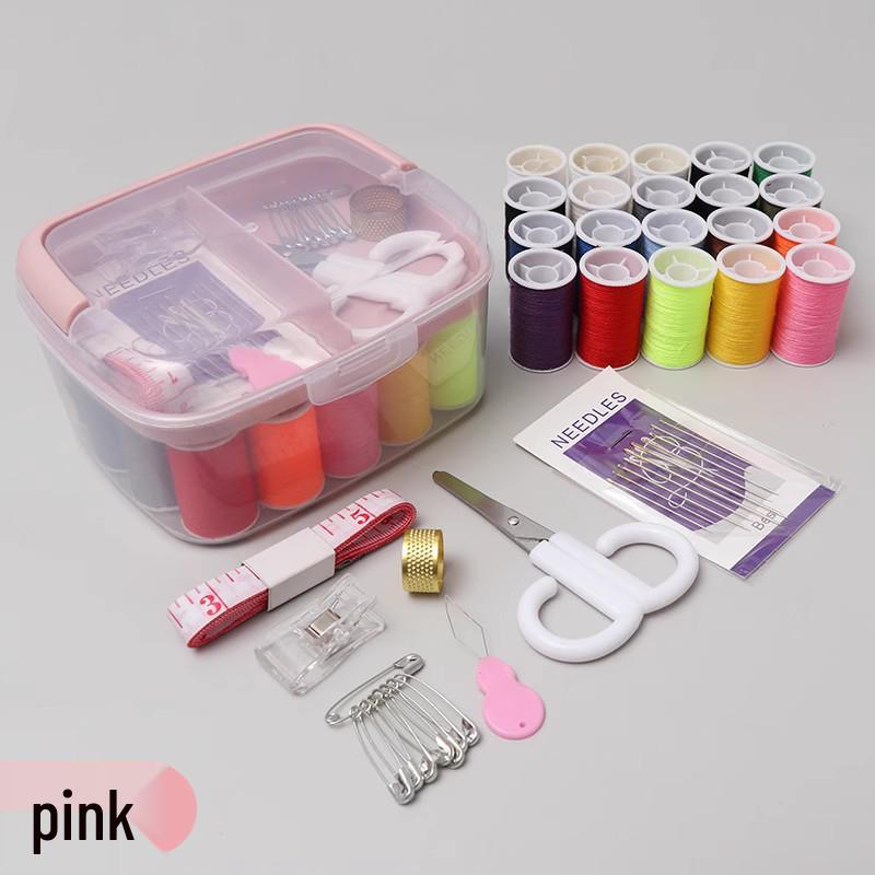 High-Quality Portable Sewing Kit: Needle and Thread Box for Home, Dorm, or Wedding Sewing Needs.