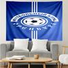 Soccer Club Emblem Design Printed Printed Tapestry, for Bedroom,Livingroom, Dormitory, Large Wall Decor, Fabric Decor Fan Birthday Gifts
