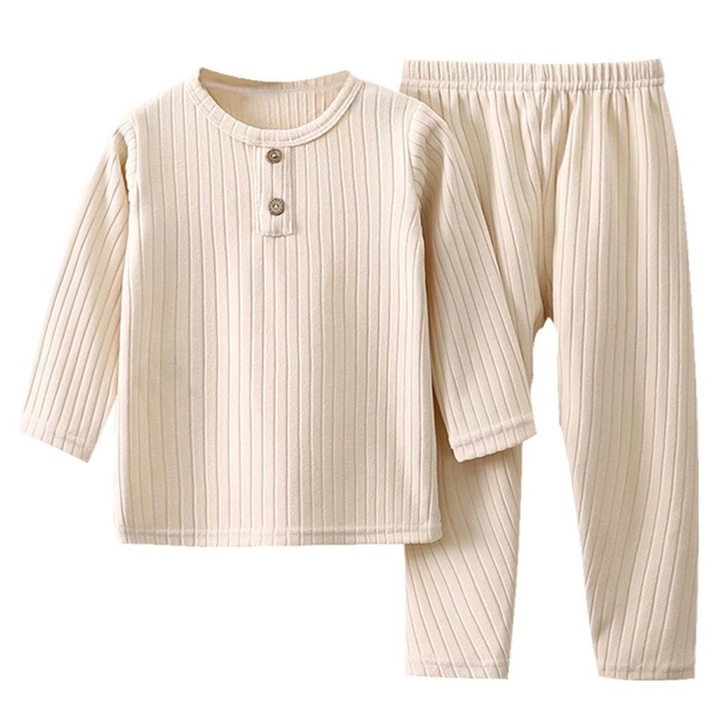 Children's Underwear Set, Korean Edition Spring New Clothes, Boys' De Rong Girls' Baby, Keng Tiao Home Clothes, Children's Clothing