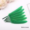 50Pcs20 Colors Colored Goose Feather Small Straight Knife Feather Diy Colored Feather Kindergarten Handmade Feather
