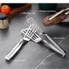 Spatule à poisson robuste en acier inoxydable 304 Longueur étendue Pince alimentaire Pour la cuisine et le barbecue Idéale pour manipuler les viandes, le pain, les fruits de mer