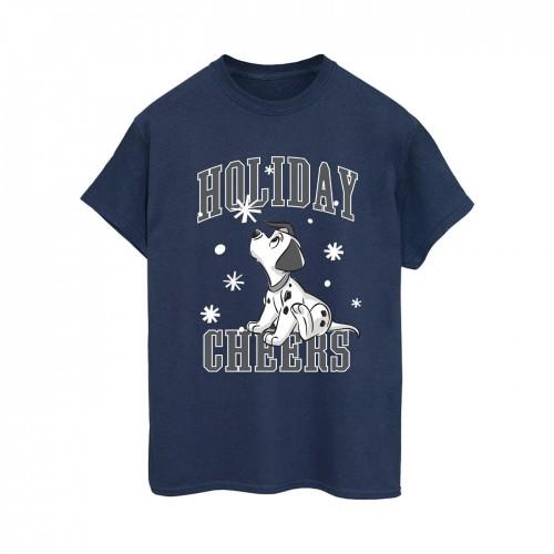 101 Dalmatians Womens/Ladies Holiday Cheer Cotton Boyfriend T-Shirt