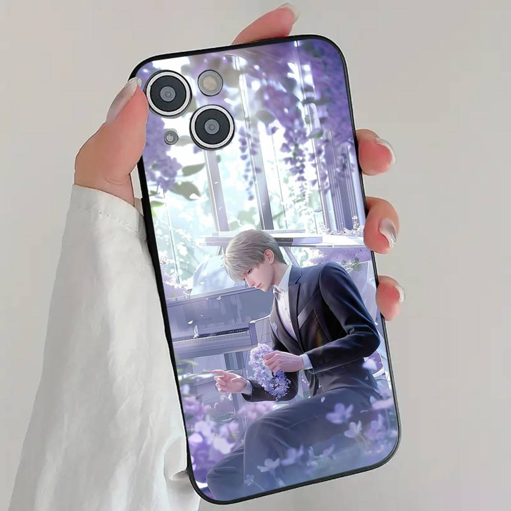 Handsome X-Xavier Otome Game L-love And D-deepspace Phone Case Cool Black Silicone Soft For IPhone 16 15 14 13 12 11 X XR Plus P