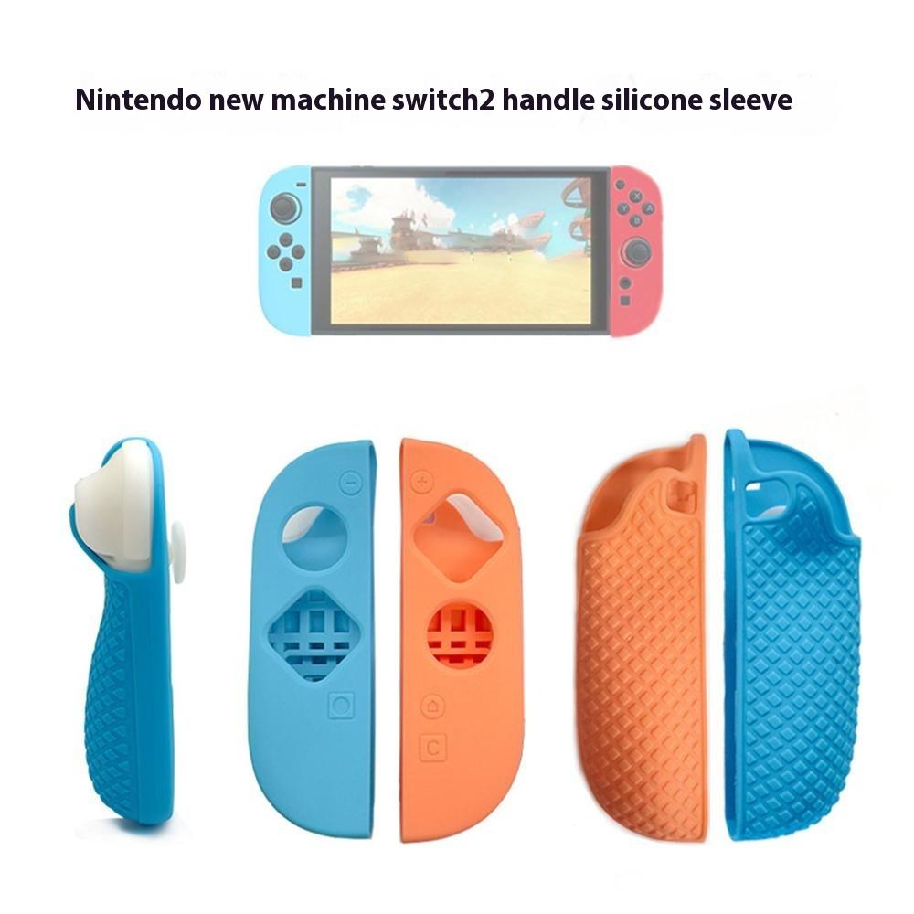 1 Pair For Nintendo Switch 2 Left and Right Joy-Con Controller Silicone Cover Protective Case