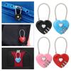 Baggage Suitcase Heart Shape Padlock TSA Customs Code Lock Combination Padlock Luggage Travel Lock