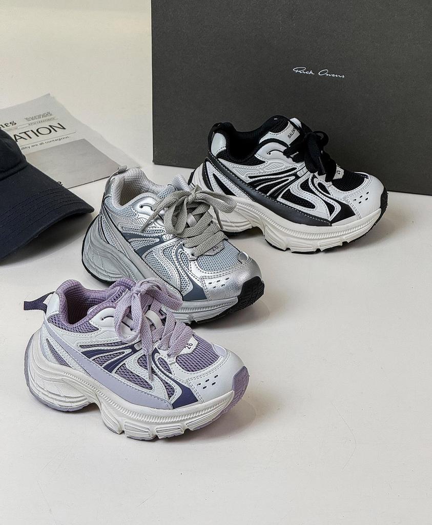 Spring 2026 Kids' Color-Washed Lightweight Dad Sneakers