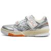 Gel-Spotlyte Low V2 Syntetisk Lær Trendy Lavsko Retro Basketballsko Unisex sneaker Oransje Sølv 1203A258-020