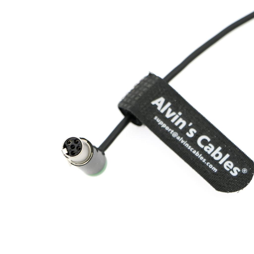 Alvin's Cables Low Profile TA5F To Dual LP XLR 3-Pin Male Audio Cable for Wisycom-MCR54  Lectrosonics-DCHR-Receiver LP Mini XLR 5-Pin Female To Two