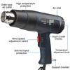 2000W Electric Heat Gun With LCD Display Adjustable Temperature Hair Dryer Tools For Soldering Thermal Blower Shrink Wrapping