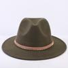 Popular European and American Classic Simple Flat-brimmed Top Hat Men's and Women's Fashionable and Elegant Versatile Jazz Hat Top Hat