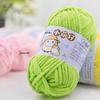 DIY Handcrafted Cute Chenille Snowball Knit Scarf & Crochet Doll Bag