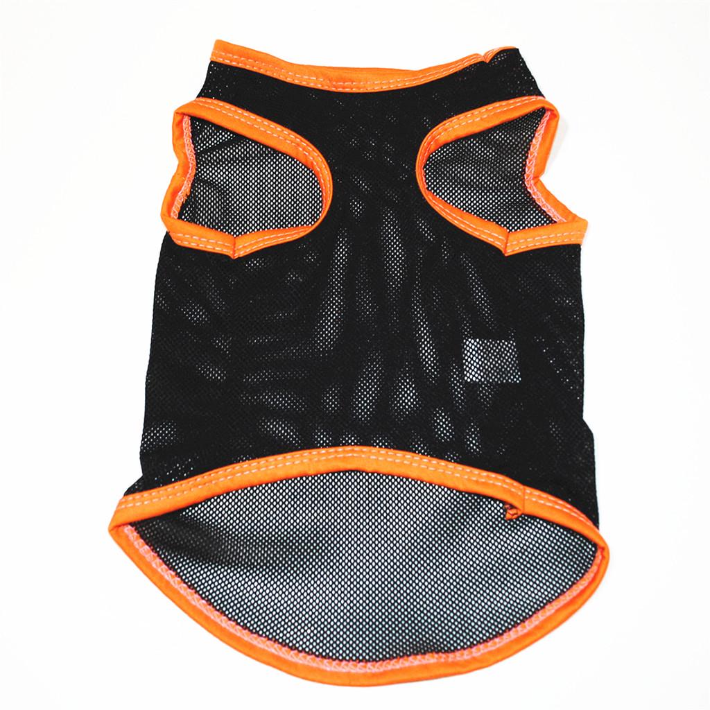 Pet Dog Bottoming Fine Print Mesh Shirt Clothes Lace Breathable Vest