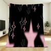 No-Shed Star Flannel Throw Blanket | Soft Cozy Warm Blanket for Home, Lounge, Naps, Movie Nights, Christmas & Halloween