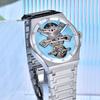 PAGANI DESIGN YS028 Tourbillon Mens Watch Sapphire Glass Hollow Mechanical Wristwatch Stainless Steel Waterproof Automatic Watch