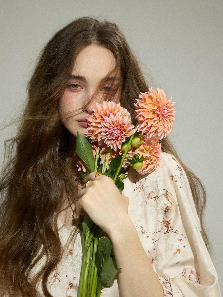 Sinseuden Maison Floral Long Dress
