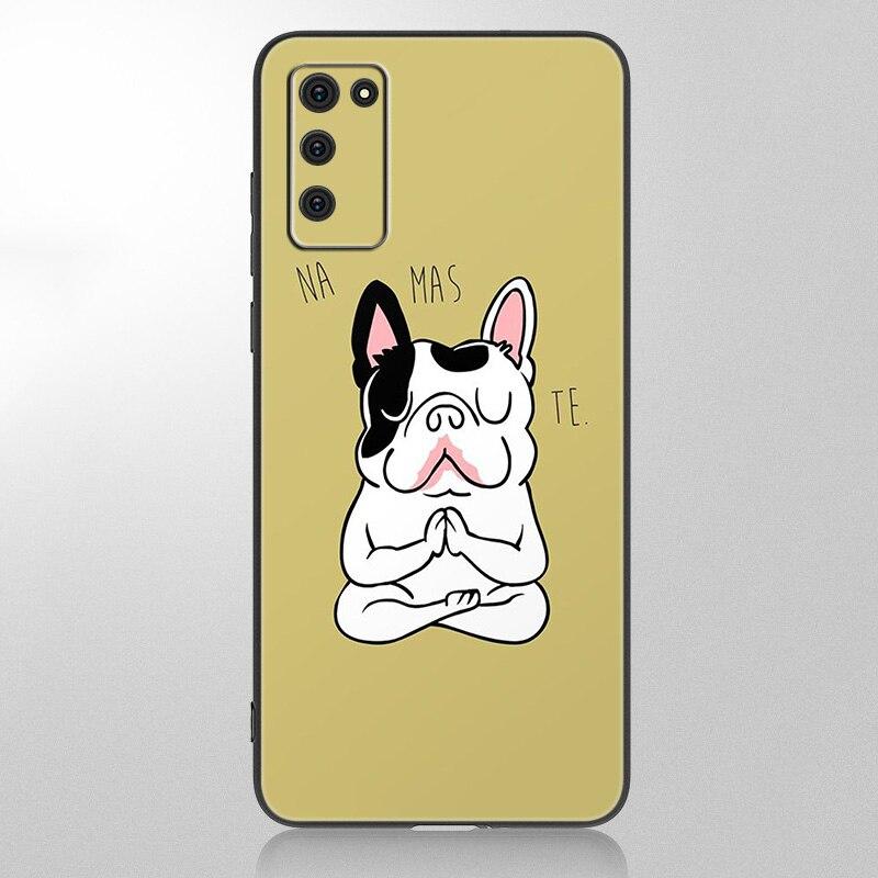 Cute Brindle Frenchie Puppy Case For Samsung Galaxy A12 A02S A22 A32 A52 A72 A71 A51 A41 A31 A21 A11 A50 A70 A10S A20S Cover
