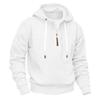 Mens Half Zip Fleece Hoodie Loose Fit Plus Size Casual Sweatshirt