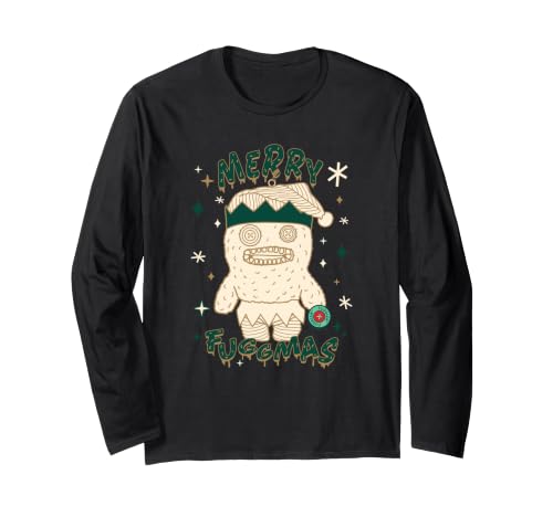 Fuggler Merry Fuggmas Christmas Elf Monster Long Sleeve T-Shirt