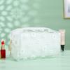 Transparent Cosmetics Storage Bag Flower Summer Freshness Makeup Bag Lightweight Portable Going Out Touch Up Lipstick Makeup Bag