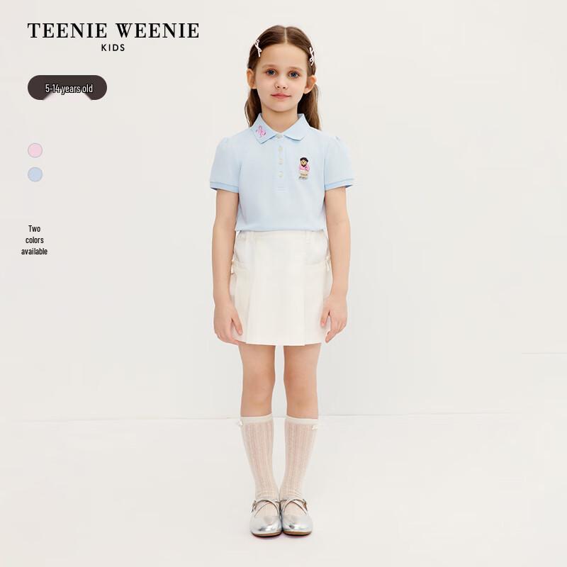 Teenie Weenie Kids Girl s Sweet Puff Sleeve Polo Shirt 150