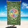 Striking Underwater Shark Swirl Beach Towel Large Quick-Drying Absorbent Lightweight Sand-Resistant Towel for Beach Summer