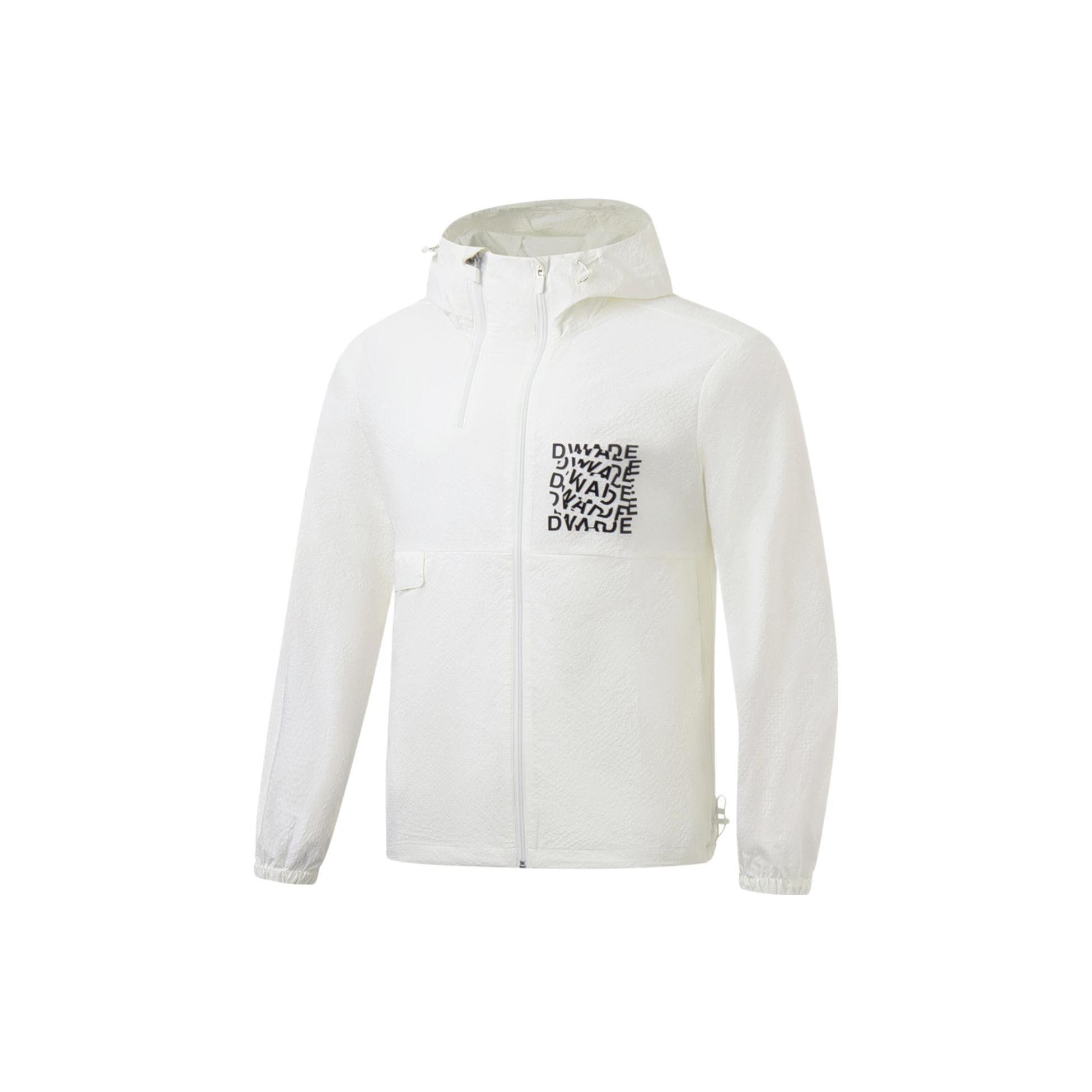 Li-Ning Way Of Wade Graphic Full Zip Hooded Jacket  White  Men s AFDT319-3 XL