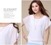Women's Short-Sleeve Chiffon Bat Sleeve Loose Fit Top