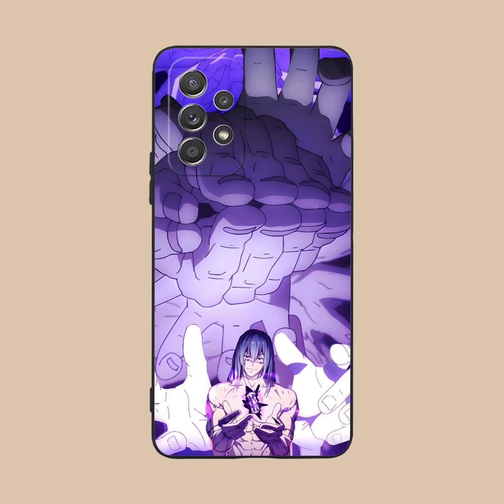 JJK Mahito Phone Case for Samsung Galaxy M55 54 42 35 34 33 32 23 22 15 14 13 12 F55 5G Soft TPU Shockproof Cover