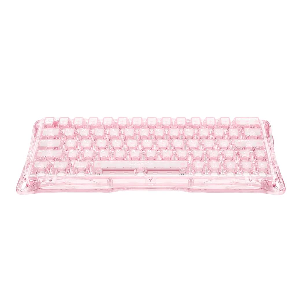 GravaStar - Mercury V60 Crystal Rose Magnetic Keyboard - Crystal Rose Magnetic Gaming Keyboard