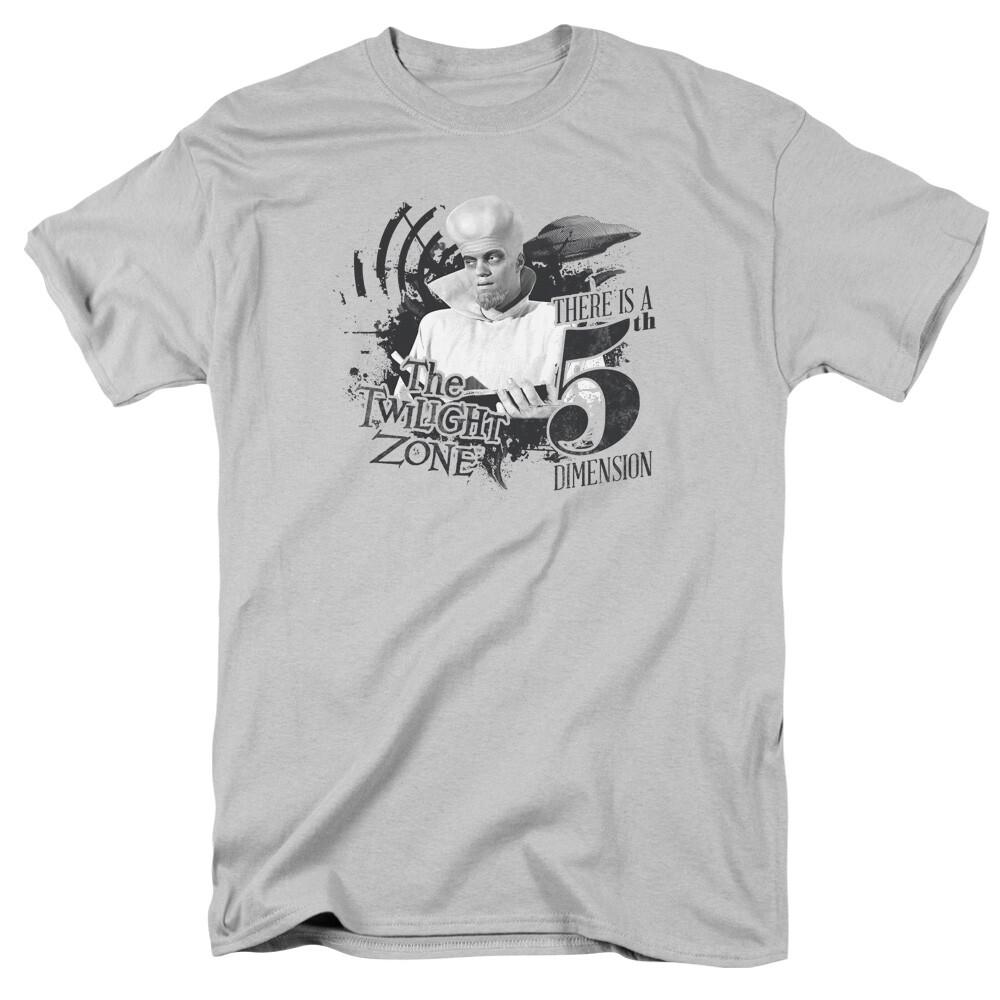 

The Twilight Zone Invade T Shirt Mens Licensed Classic TV Kanamits Silver S