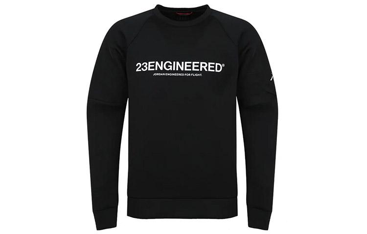 Jordan Sweatshirts Herren Schwarz Rundhals Mäßig Regular XS black