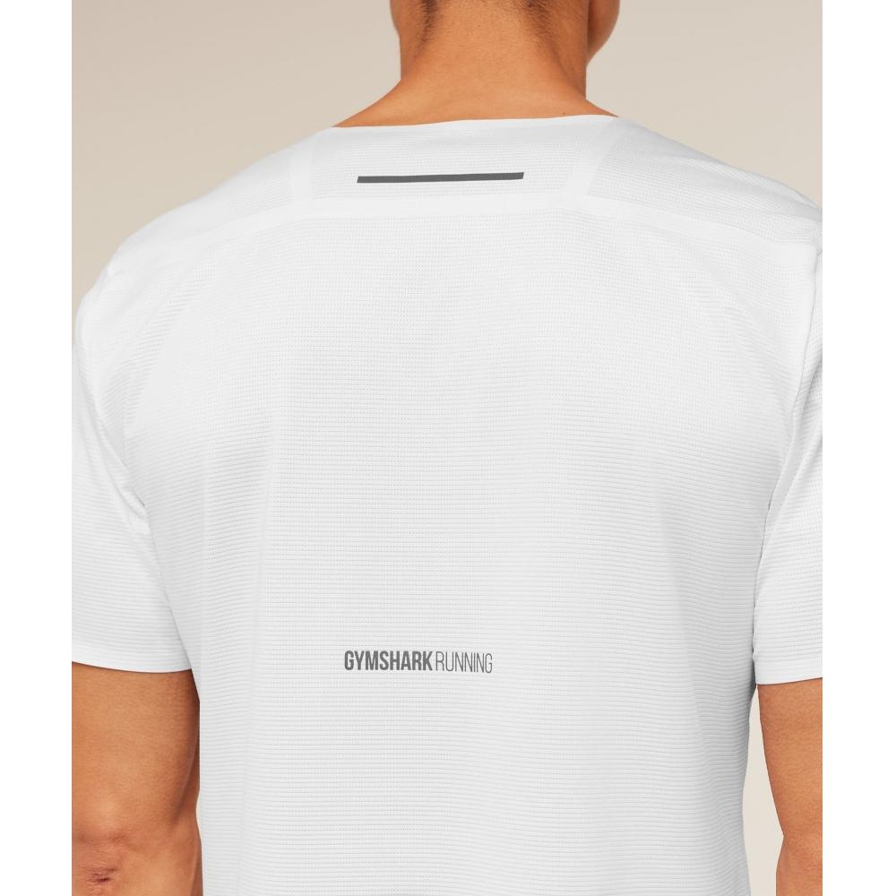 Gymshark Running EliTe T shirT whiTe A2b4d Wb57