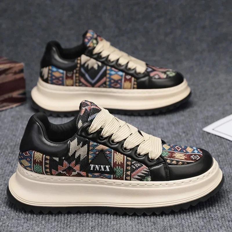 Sneaker Herren Freizeitschuhe Neu Outdoor PU-Leder Plateau Tennis Laufen Sport Wandern Luxus Skateboard Designer Modeschuhe