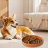 Slow Feeder Dog Bowl Non-Slip Feeding Bowl Slow Down Pet Eating Speed Silicone Pet Food Bowl with Suction Cup for Fast Eaters Cats Dogs Anxiety Relief