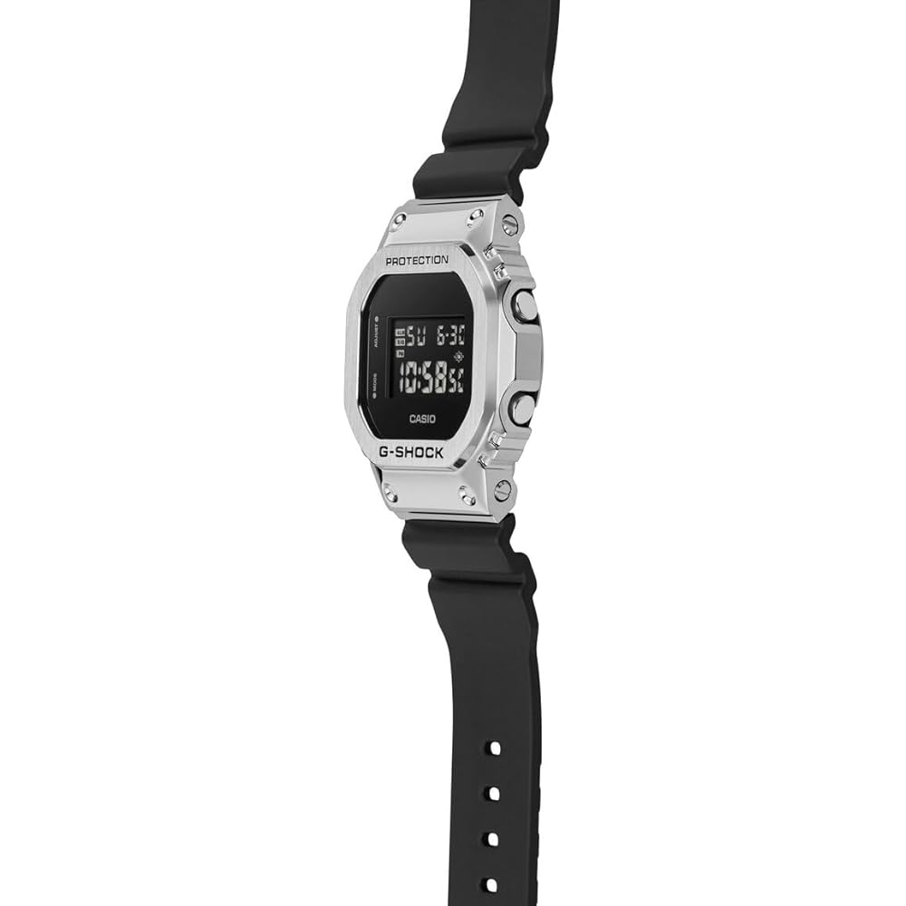Casio G-Shock Digital Quartz Men's Watch GM-5600U-1 Black Resin Case 200M Water Resistant
