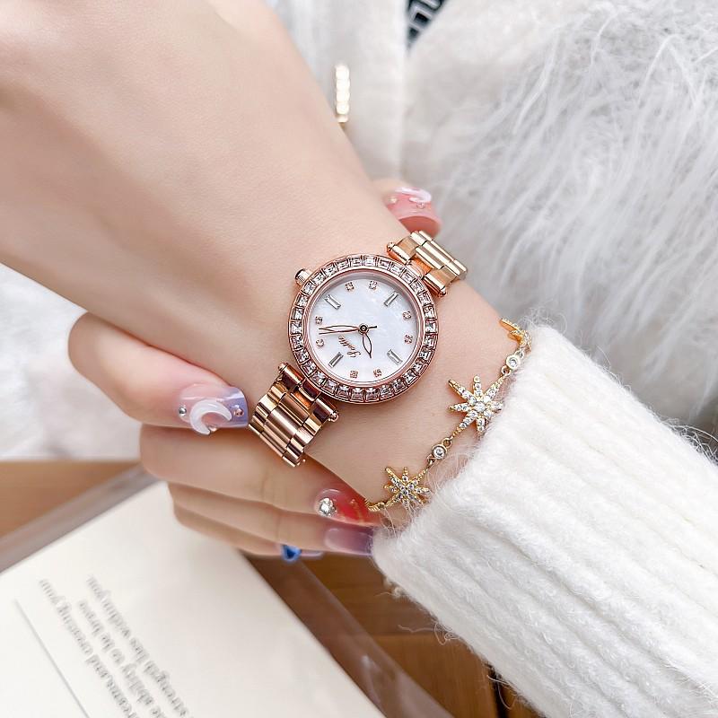Fashion Women S Watch Steel Belt Simple Wind Temperament Personalized Quartz Watch Trend Casual