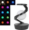 Drehbare Suspension Kabellose Tischlampe Nachttischlampe Moderne Weiße Tischlampe RGB-Atmosphäre Nachtlicht
