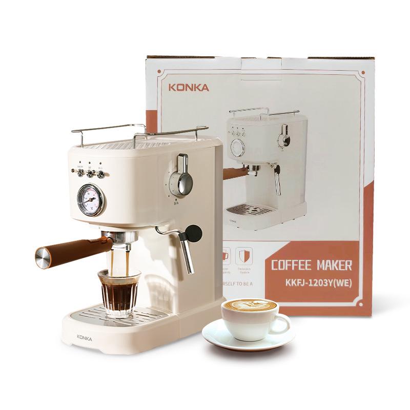 Espressor cu capsule Konka: Espressor de cafea de uz casnic, semi-automat italian