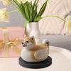 Dog Duck Figurine French Bulldog Corgi Samoyed Dobermann Border Collie Statue Sculpture Home Office Decoration Ornament