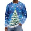 Men's Christmas Neck Pullover Sweatshirt