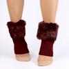 Women's Winter Woolen Sock With A Flip-top Knitted Woolen Sock