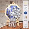 DIY Mother's Day Brocade Magnet Kit - Chinese Style Craft for Team Building