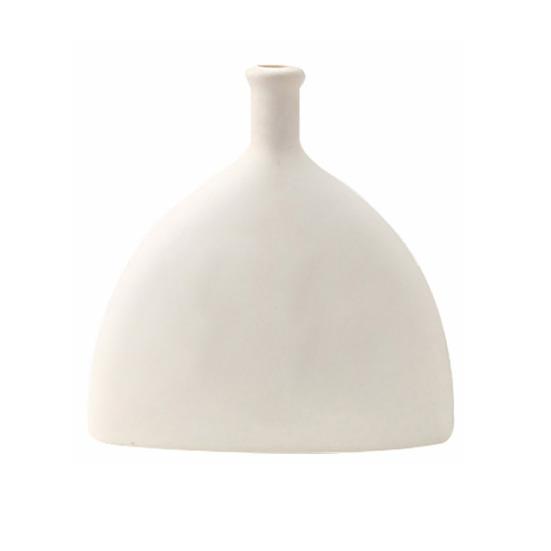 Simple Style Vase Round Geometric Shape Diverse Size Decorative Plastic Vase Room Accents Aesthetic