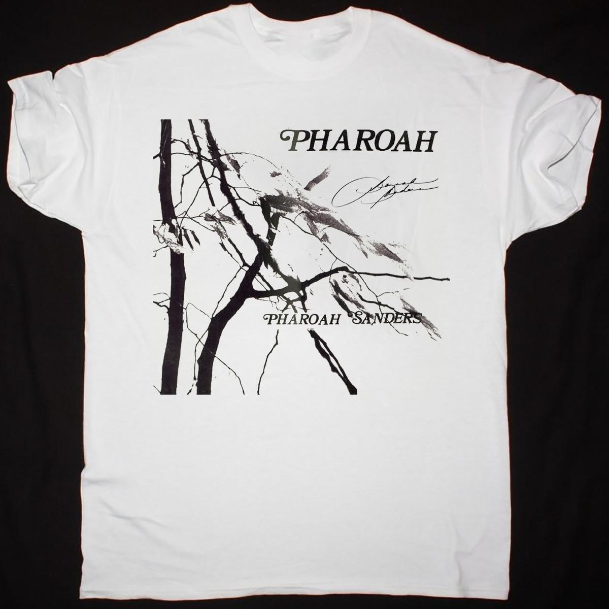 Rare Pharoah Sanders Pharoah Signature White S to 5XL T-Shirt Gift Fans 22D187 S разноцветный