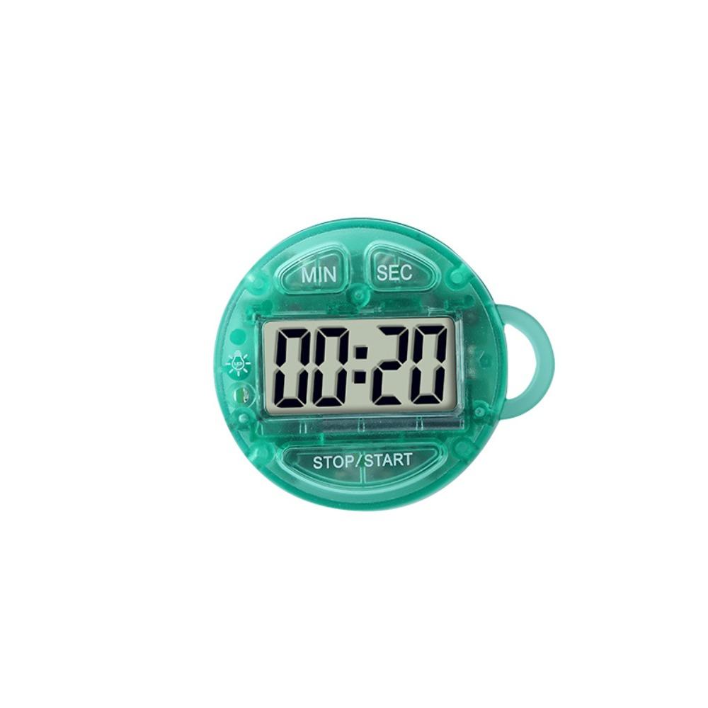 LCD Display Digital Timer Handheld Keychain Timer Convenient Countdown Timer Baking