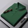 Short-sleeved POLO shirt, men's pure cotton breathable T-shirt, business casual lapel top