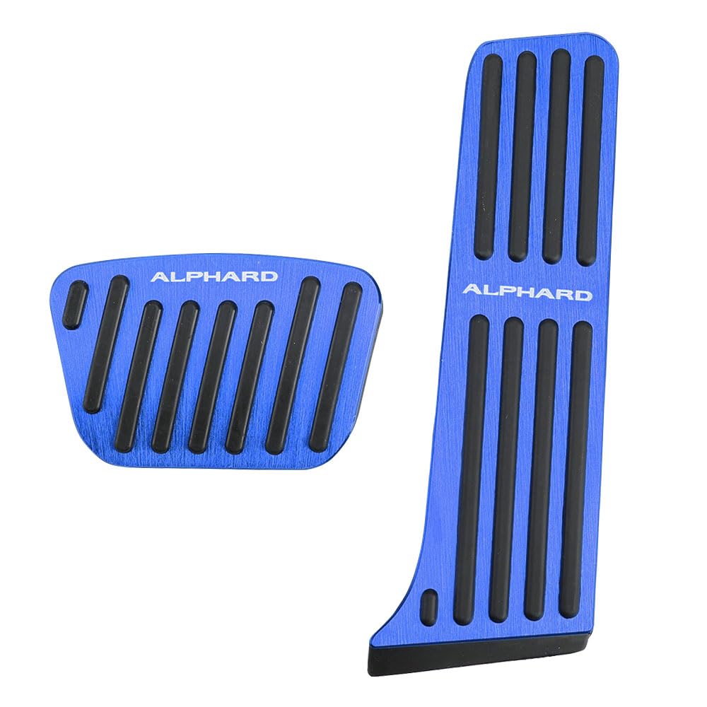 BOYOUS Toyota Alphard 40 Series 2023 Aluminum Pedal Specially Designed for Brake and Accelerator and Set [Latest Model] (June onwards) Covers,