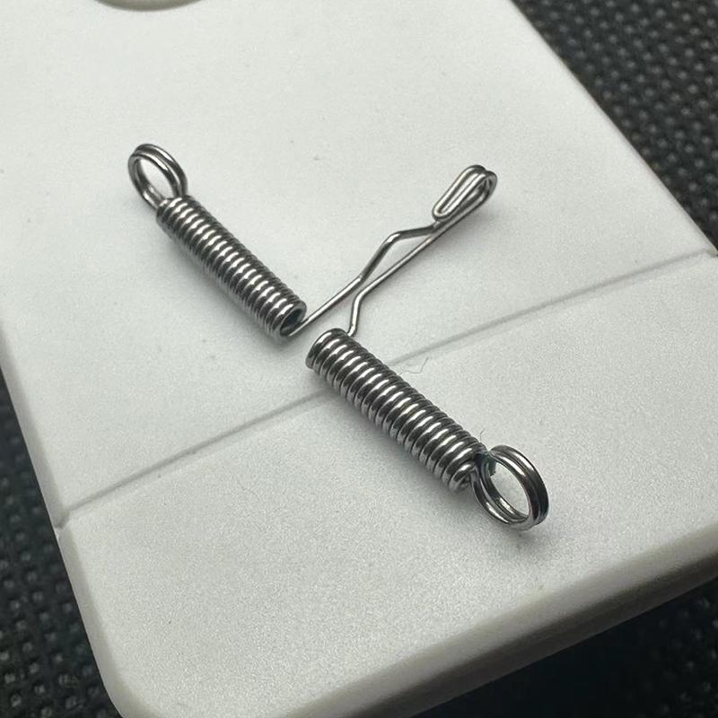 Federgabel Schnellhaken Sub Line Splitter Haken Anti-Winding Release Feder Angelausrüstung Wild Fishing Zubehör